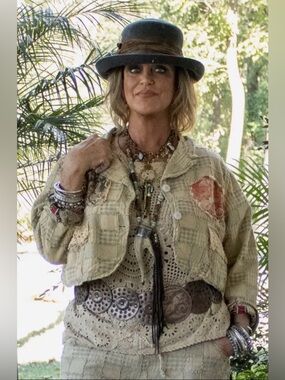 Jaded gypsy cloud ember crop jacket